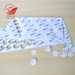 Campione gratuito Forte double side <span class=keywords><strong>hook</strong></span> <span class=keywords><strong>loop</strong></span> <span class=keywords><strong>3</strong></span> m dot adesivo/nastro Cerchio - Product Image 2