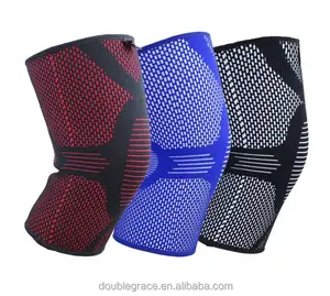 Jacquard suporte de joelho esportivo colorido, tecido colorido