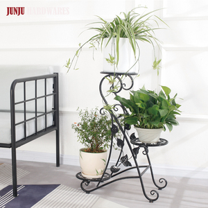 Estante de Flores de <span class=keywords><strong>Hierro</strong></span> Forjado, Soporte Exterior para Plantas en Maceta, Soporte para Jarrones de <span class=keywords><strong>Hierro</strong></span> - Product Image 5