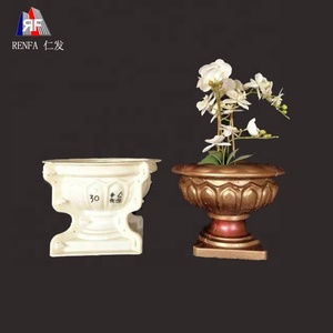 Muffa del calcestruzzo del vaso da fiori della fioriera del giardino all'aperto di plastica prefabbricata di vendita calda da vendere - Product Image 6