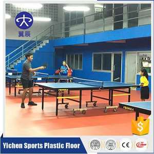 Revêtement de <span class=keywords><strong>sol</strong></span> vinyle Yichen moderne, <span class=keywords><strong>adhésif</strong></span>, à surface lisse, imperméable et antibactérien pour terrains de sport intérieurs de tennis de table - Product Image 6