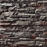 Ucuz dış şömine duvar kaya Siding yığılmış çıkıntı prefabrik esnek ince sahte yapay taş vernik levha