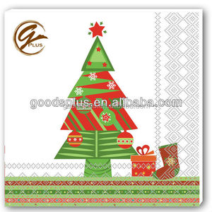 <strong>pre-folded</strong> paper <strong>napkin</strong> for <strong>christmas</strong> with high quality - Product Image 5