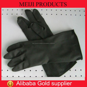 <span class=keywords><strong>Black</strong></span> latex Industrial's hand rubber band latex rubber gloves hand gloves - Product Image 1