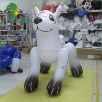 PVC0.4 Chien Husky gonflable sexy blanc / Chien Husky gonflable de Noël personnalisé Hongyi / Gonflable SPH
