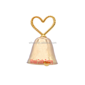 China Factory Modern Eco-Friendly Heart &amp; Bell Shape Metal Gold Silver Color Custom Logo High Quality Place Card <strong>Photo</strong> <strong>Holder</strong> - Product Image 2