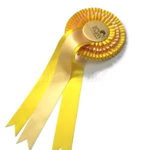 Logo personnalisé Horse de compétition, 1 pièce, ruban, Rosette pour compétition