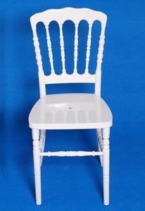 Chaise <span class=keywords><strong>Napoléon</strong></span> en résine blanche pour fête de mariage QL690W - Product Image 3