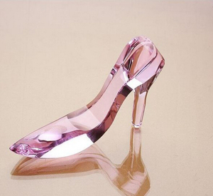 Zapatos de cristal de <span class=keywords><strong>Cenicienta</strong></span> cumpleaños especial regalo novias creativo DIY letras regalos de adornos de cristal - Product Image 2