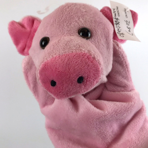 Tùy Chỉnh Đáng Yêu Pig <span class=keywords><strong>Plush</strong></span> Tay Rối Giáo Dục Nhồi Bé Toy Pig Kể Chuyện Finger Rối Tay Cho Giá Thấp - Product Image 5