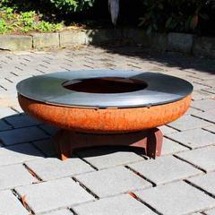 New Design 31.5" Corten Steel Garden Antique <strong>Fire</strong> <strong>Pit</strong> <strong>BBQ</strong> Rust <strong>BBQ</strong> <strong>Pit</strong> - Product Image 6