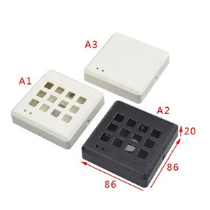 Caja eléctrica de plástico para sistemas de seguridad del hogar inteligente, con teclado