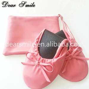 Zapatos planos plegables para mujer, zapatillas planas enrollables desechables de bailarina, venta al por mayor - Product Image 3