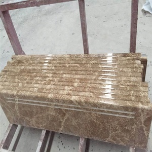 Luce di cristallo Emperador marmo muro lastre di marmo pietra prodotti prezzo per cucina lastre