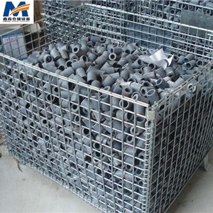 Fabricantes Fábrica de DIVERSÃO XINMIAO Q235 Aço Dobrável Gaiola De Armazenamento De Metal Com Capacidade de 500KG - Product Image 5