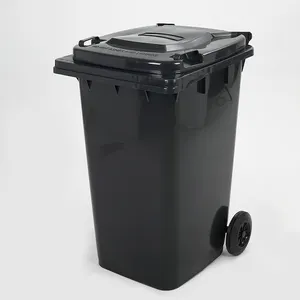 STROBIGO可以压印塑料240升轮式垃圾箱，轮式垃圾箱/