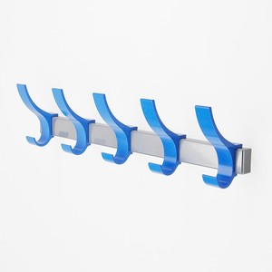 Estilo doméstico 5 ganchos de aluminio con revestimiento azul - Product Image 1