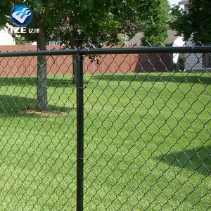 2016 hot sale product anping lowes chain link fence prices /black vinyl coated wire mesh