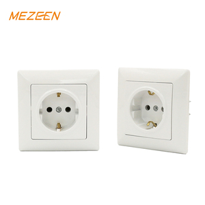 CE ue tipo di auto <span class=keywords><strong>presa</strong></span> di messa a terra della parete oem 16a <span class=keywords><strong>220v</strong></span> 50/60Hz abs <span class=keywords><strong>presa</strong></span> schuko - Product Image 3