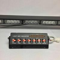 Nueva luz de techo de coche ámbar Barra de luces de advertencia estroboscópica LED 1200mm para vehículo de emergencia mm