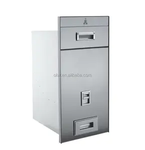 High quality kitchen furniture rice dispenser , rice bin , rice storage container stainless steel rice container