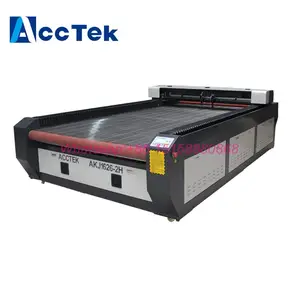 AKJ1626 clothes paper acrylic plywood plastic number plates laser cutting machine co2 milling machine