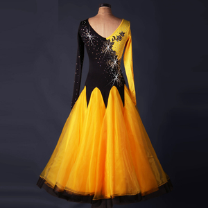 Abito <span class=keywords><strong>da</strong></span> ballo <span class=keywords><strong>da</strong></span> competizione per donne e ragazze taglie forti, per balli lenti e latini - Product Image 2