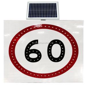 Velocidad del coche LED solar tráfico detector <span class=keywords><strong>de</strong></span> radar LED señal <span class=keywords><strong>de</strong></span> velocidad - Product Image 2