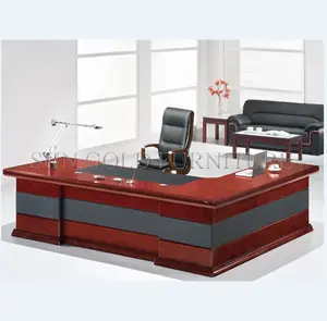 (SZ-ODE03) Wooden Painting Office furniture, Wooden Veneer Painting Office Desk ,boss Executive Desk
