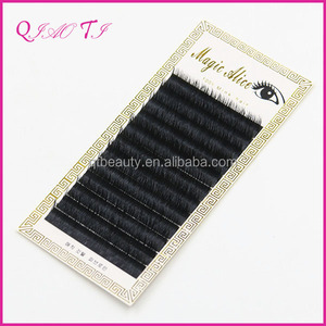 Extensión natural de la pestaña falsa de la piel real del visión de la tira hecha a mano natural de calidad superior - Product Image 5