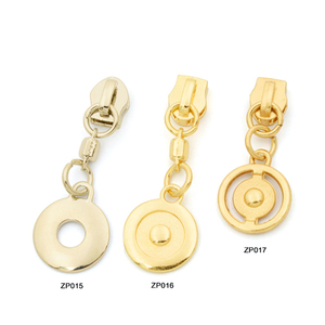 Túi Xách Phần Cứng Túi Phụ Kiện Mạ Vàng Khắc Logo Vòng Kim Loại Dây Kéo Puller - Product Image 2