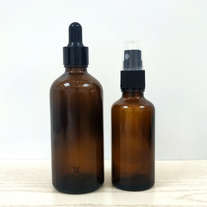 1/2 oz 1 oz 2 oz <span class=keywords><strong>4</strong></span> oz 8 oz 16 oz Flacon compte-gouttes En Verre Ambre Boston Arrondit bouteille D'huile essentielle avec - Product Image 5
