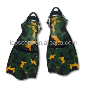 Scuba Diving Fins Camo / Jet fins Rubber / Taiwan Rubber Jet Fins.