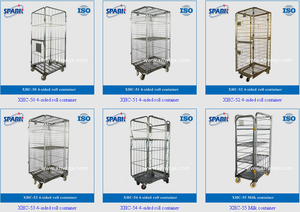 Carro <span class=keywords><strong>de</strong></span> Acero Resistente para Uso Industrial, Capacidad <span class=keywords><strong>de</strong></span> 500 kg, Totalmente Cerrado, Diseño para Logística, Almacén y Lavandería, Proveedor ODM/OEM - Product Image 2