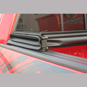 Cubierta <span class=keywords><strong>de</strong></span> <span class=keywords><strong>Carga</strong></span> para Camioneta, Plegable en Tres Partes, Suave, Compatible con <span class=keywords><strong>Ford</strong></span> F150 F-150 2009-2014 con Caja <span class=keywords><strong>de</strong></span> 5.5 pies - Product Image 5