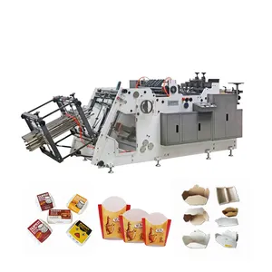 Professionnel papier déjeuner alimentaire carton paquet de pizza petites machines de fabrication de boîtes en papier