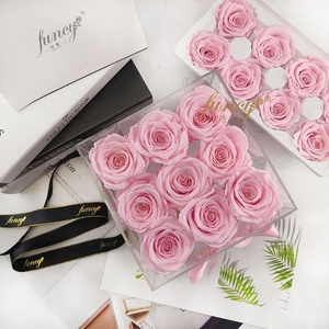 Wholesaler Eternal <strong>Rose</strong> Valentines Gifts Forever <strong>Rose</strong> Preserved Flower Acrylic <strong>Infinity</strong> <strong>Rose</strong> Box - Product Image 5
