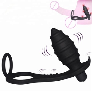 Chaude Populaire Cock Ring 10 Vitesses Prostate Masseur <span class=keywords><strong>Gay</strong></span> Anal Vibrateur Plug Adulte Jeux <span class=keywords><strong>Érotique</strong></span> Jouets Pour Hommes - Product Image 1