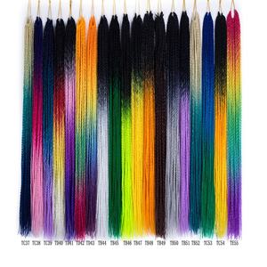 Tomo — tresses sénégalaises synthétiques au <span class=keywords><strong>Crochet</strong></span>, Extensions de cheveux, torsadées, 24 pouces - Product Image 6