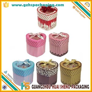 Boîte d'emballage en papier en forme de cœur avec fenêtre, 10 pièces/lot gratuite, boîte à bonbons - Product Image 5
