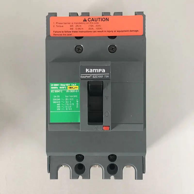 compact ezc100 circuit breaker three phase 15a 20a 25a 30a 40a ezc 25ka mccb