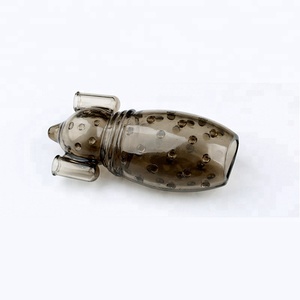 Pénis Masseur Mâle Masturbateur Retard Durable Formateur <span class=keywords><strong>Gland</strong></span> Cap Vibrateur - Product Image 4