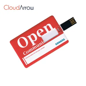 Free Customized Logo Credit Card Shape USB Memory Stick 16 기가바이트