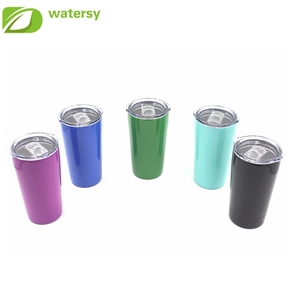 <span class=keywords><strong>Amazon</strong></span> Venta caliente 12 oz Acero inoxidable doble pared taza de viaje con tapa y paja. beber vaso taza de titular para niños - Product Image 1