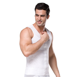 Compression hommes Shaper <span class=keywords><strong>Posture</strong></span> correcteur <span class=keywords><strong>T</strong></span>-<span class=keywords><strong>shirt</strong></span> minceur homme corps Shaper <span class=keywords><strong>Posture</strong></span> chemise - Product Image 1