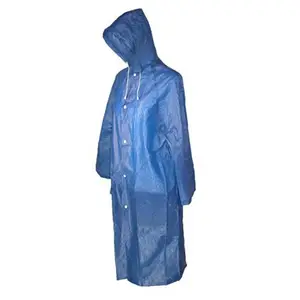 Pass EN13432 impermeabile PEVA impermeabile, giacca PEVA pioggia riutilizzabile, impermeabile fabbrica con BSCI con prezzo molto competitivo