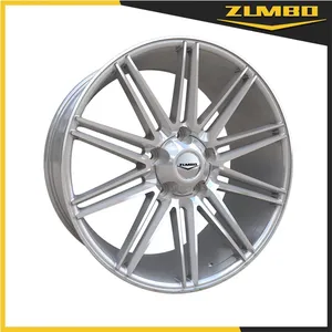 Zumbo-A0090 22 polegada 22 "5 buraco 3sdm jantes em liga leve aro da roda de prata de venda quente projeto da estrela