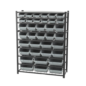 Warehouse Plastic Stackable Storage Shelf Bins Spare Parts Bins For Rack or File Cabinet