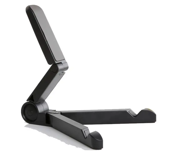 Plastic triangle portable adjustable folding tablet stand