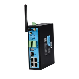 Ethernet wifi wireless industrial IoT 4g sms gateway with can bus